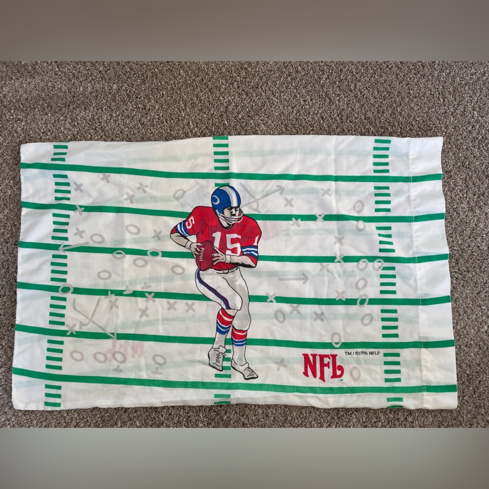 Vintage NFL pillowcase